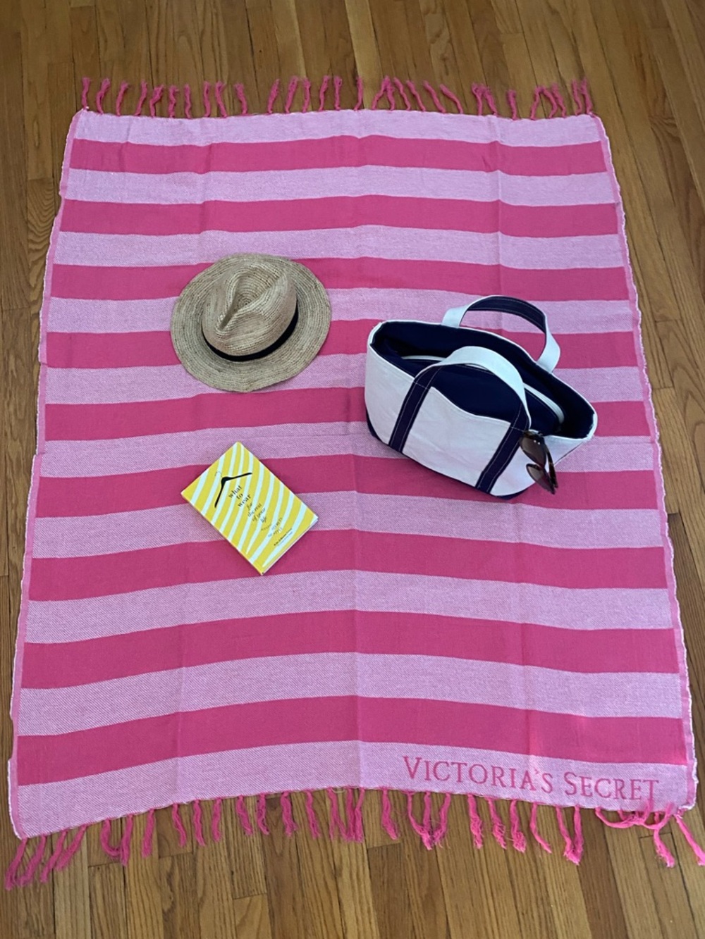 Victoria’s Secret Beach Cotton Towel Throw Lightweight Travel Picnic